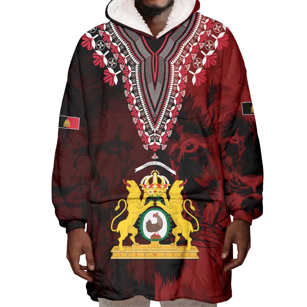 Anpi an Ayiti 1804–1806 Haiti Wearable Blanket Hoodie Liberte ou la Mort!