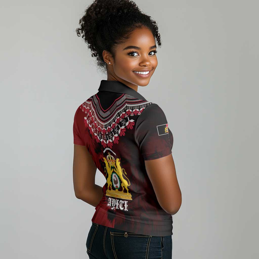 Anpi an Ayiti 1804–1806 Haiti Women Polo Shirt Liberte ou la Mort!