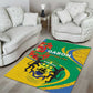 Gabon Independence Day Area Rug Gabonaise Flamboyant African Pattern
