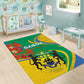 Gabon Independence Day Area Rug Gabonaise Flamboyant African Pattern