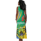 Gabon Independence Day Tank Maxi Dress Gabonaise Flamboyant African Pattern