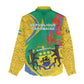 Gabon Independence Day Women Casual Shirt Gabonaise Flamboyant African Pattern LT01