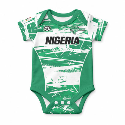 Custom Nigeria 2026 Football Baby Onesie Go Super Falcons