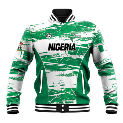 Custom Nigeria 2026 Football Baseball Jacket Go Super Falcons