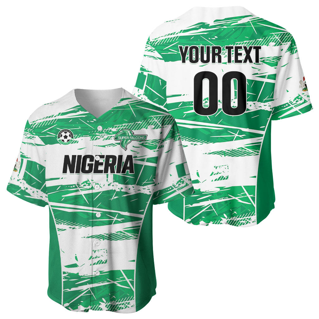Custom Nigeria 2026 Football Baseball Jersey Go Super Falcons