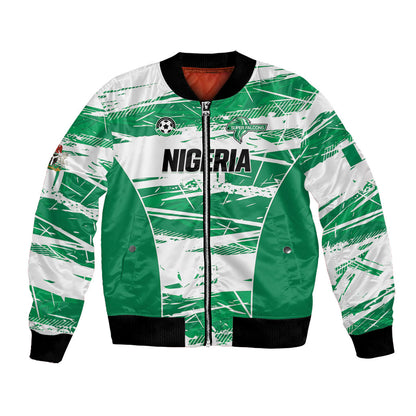 Custom Nigeria 2026 Football Bomber Jacket Go Super Falcons