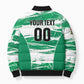 Custom Nigeria 2026 Football Bomber Puffer Jacket Go Super Falcons
