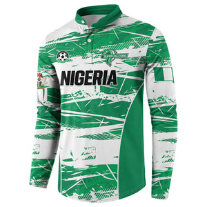 Custom Nigeria 2026 Football Button Sweatshirt Go Super Falcons