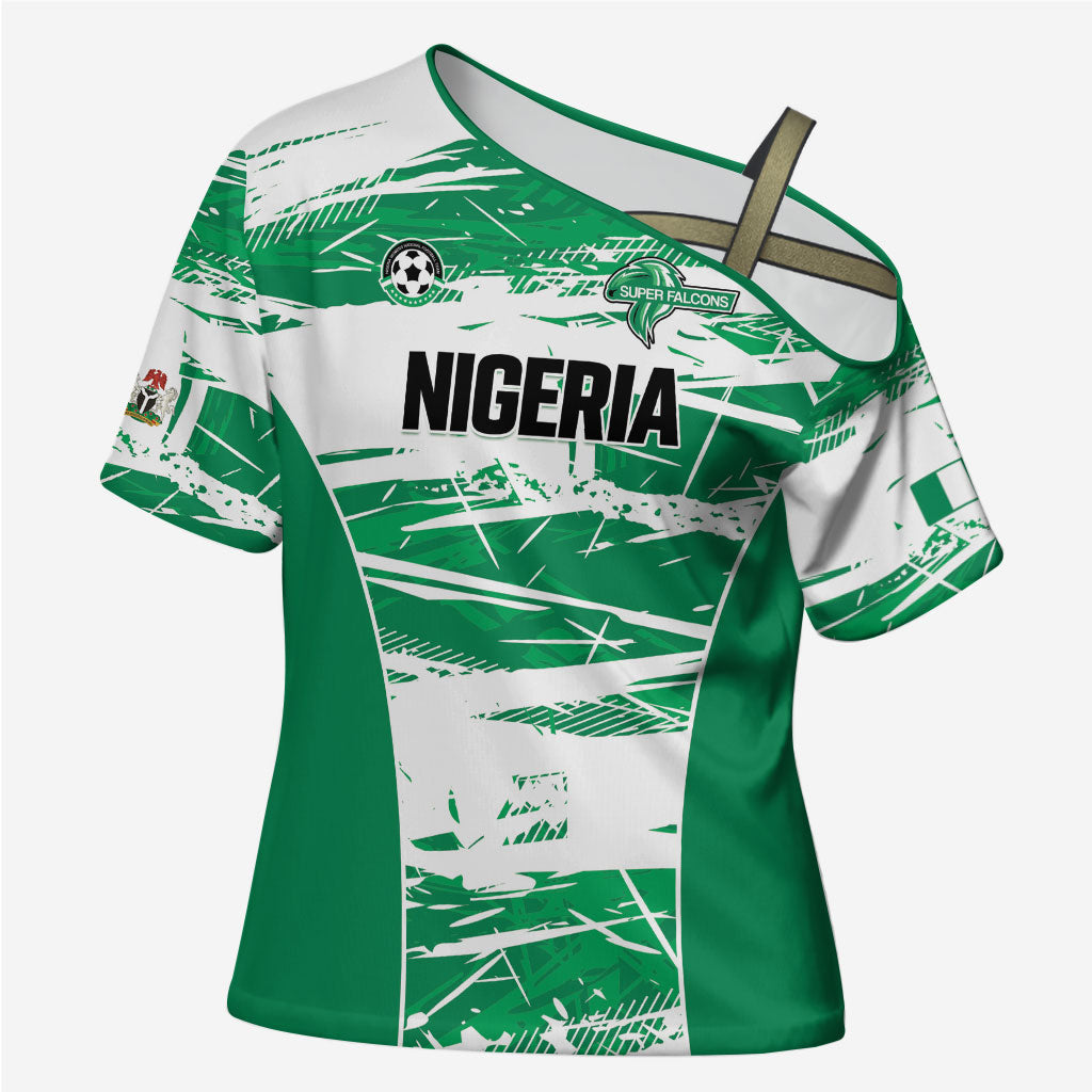 Custom Nigeria 2026 Football Cross Shoulder Shirt Go Super Falcons