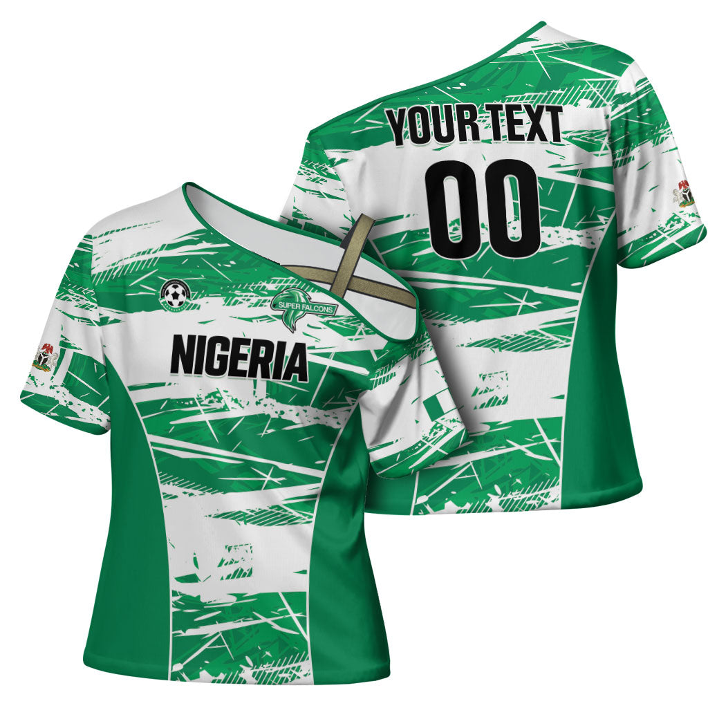 Custom Nigeria 2026 Football Cross Shoulder Shirt Go Super Falcons