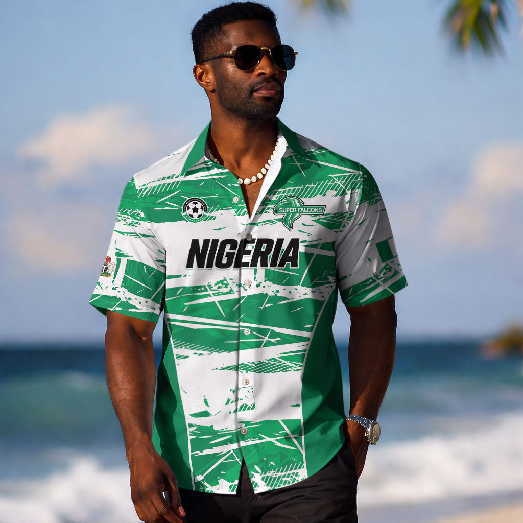 Custom Nigeria 2026 Football Hawaiian Shirt Go Super Falcons