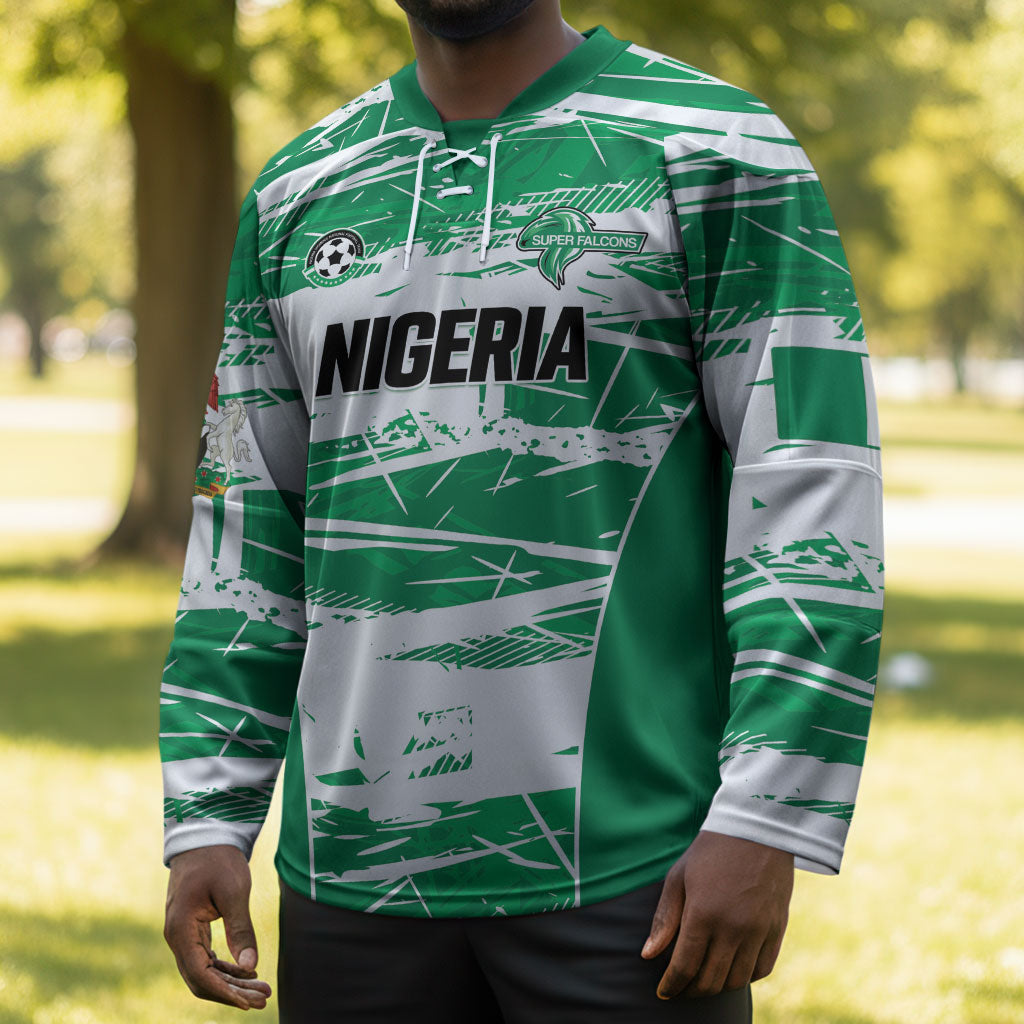 Custom Nigeria 2026 Football Hockey Jersey Go Super Falcons