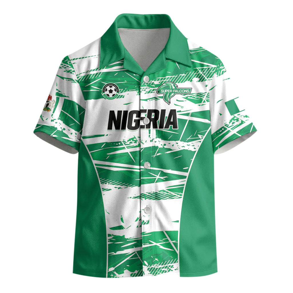 Custom Nigeria 2026 Football Kid Hawaiian Shirt Go Super Falcons