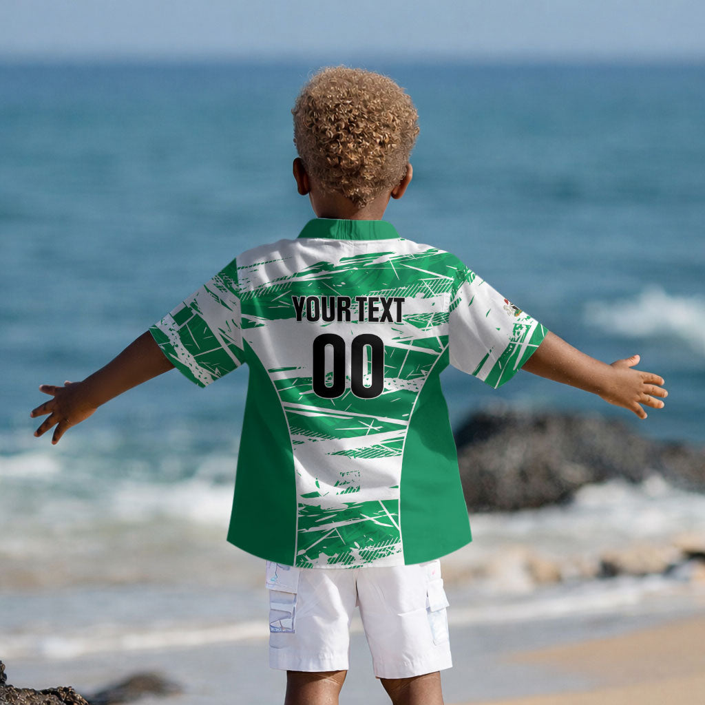 Custom Nigeria 2026 Football Kid Hawaiian Shirt Go Super Falcons