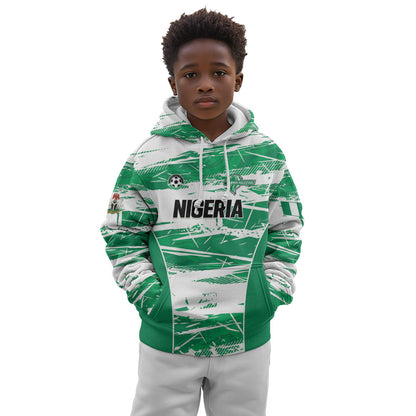 Custom Nigeria 2026 Football Kid Hoodie Go Super Falcons