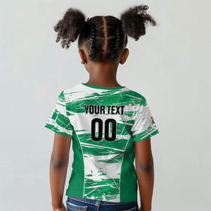 Custom Nigeria 2026 Football Kid T shirt Go Super Falcons