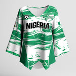 Custom Nigeria 2026 Football Kimono Sleeve Blouse Go Super Falcons