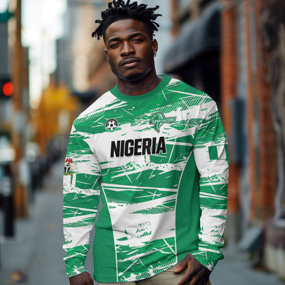 Custom Nigeria 2026 Football Long Sleeve Shirt Go Super Falcons