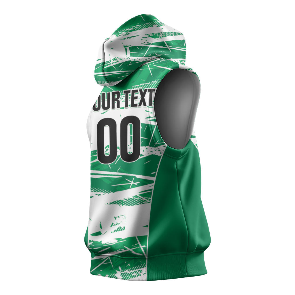 Custom Nigeria 2026 Football Sleeveless Hoodie Go Super Falcons