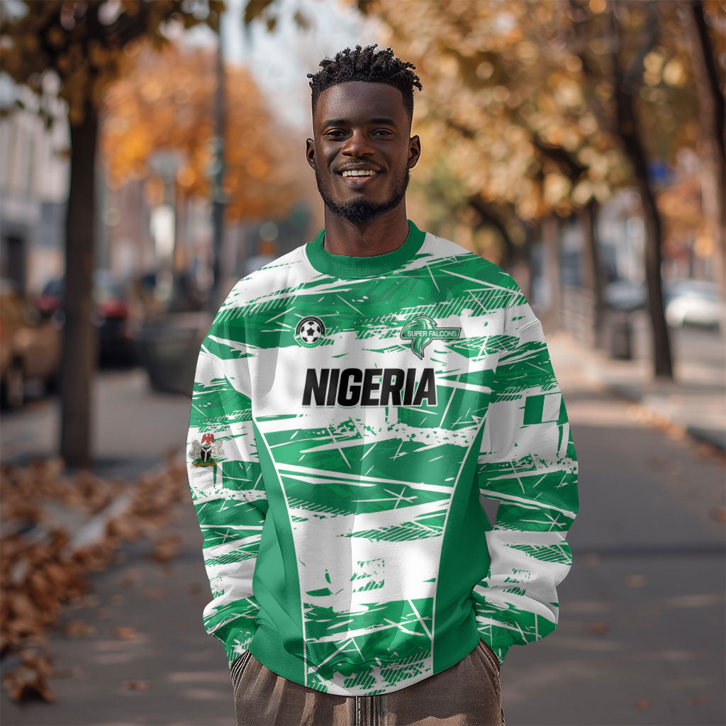 Custom Nigeria 2026 Football Sweatshirt Go Super Falcons
