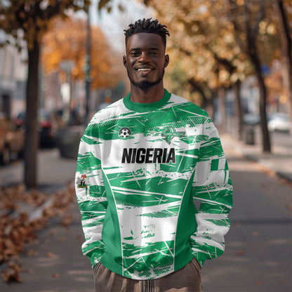 Custom Nigeria 2026 Football Sweatshirt Go Super Falcons