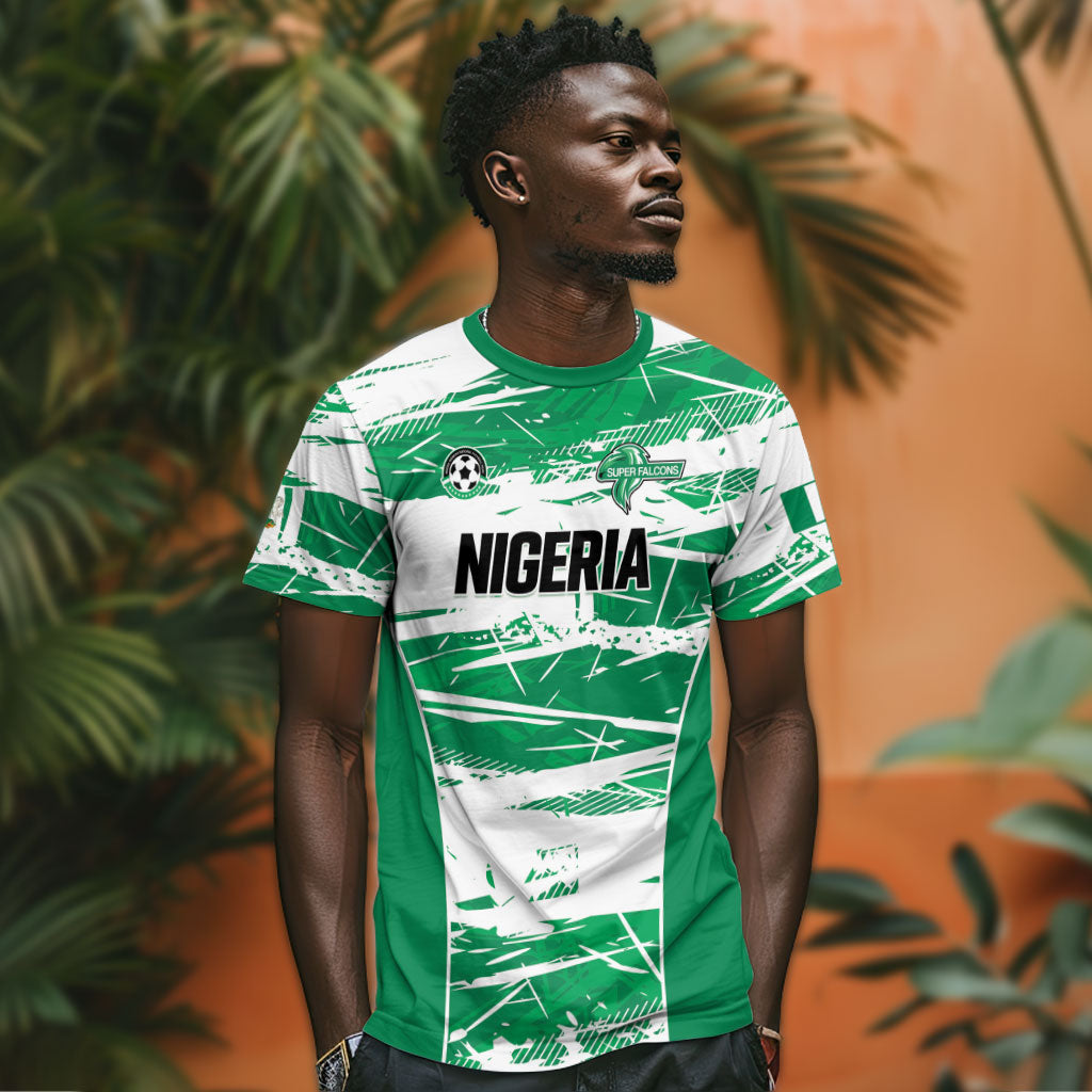 Custom Nigeria 2026 Football T shirt Go Super Falcons