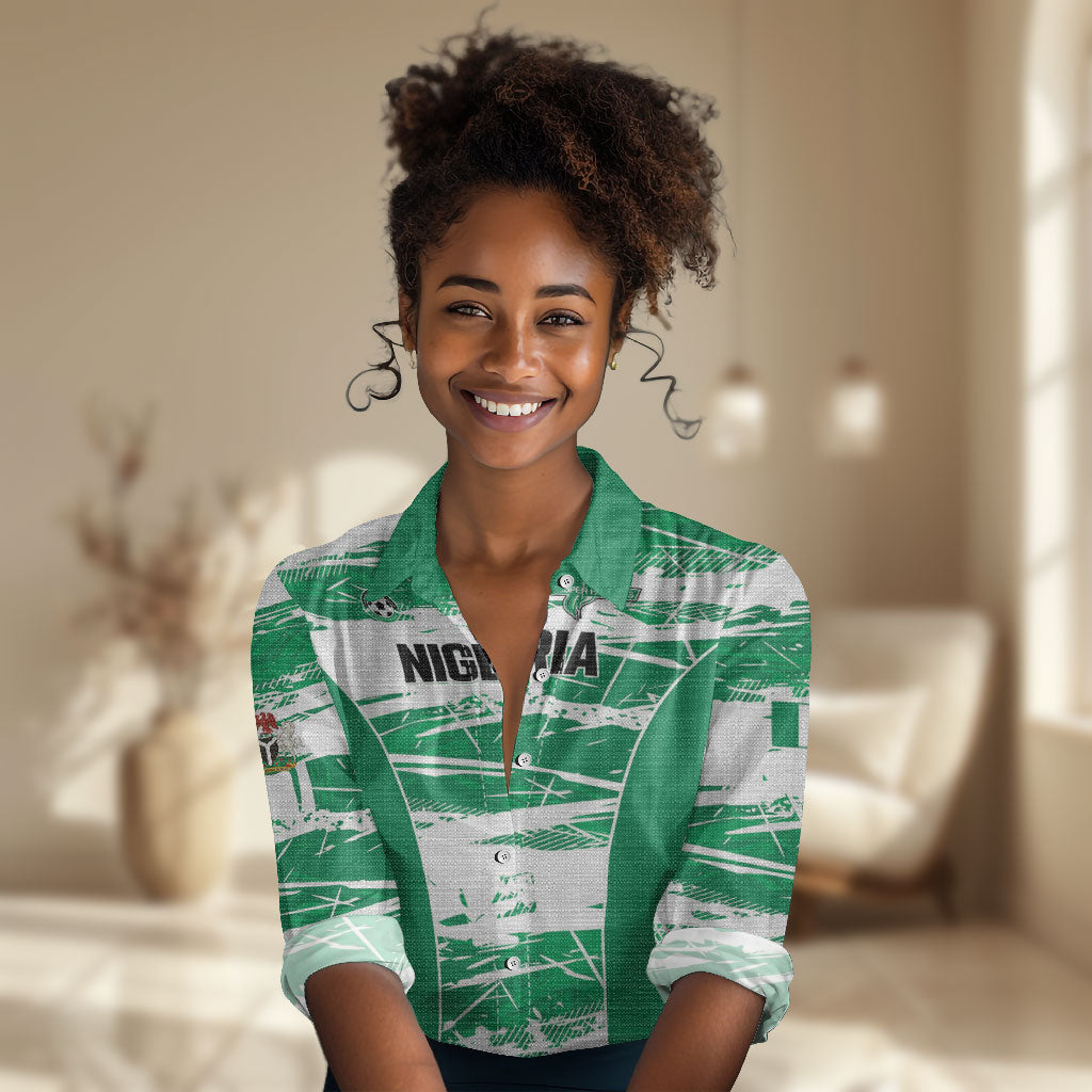 Custom Nigeria 2026 Football Women Casual Shirt Go Super Falcons