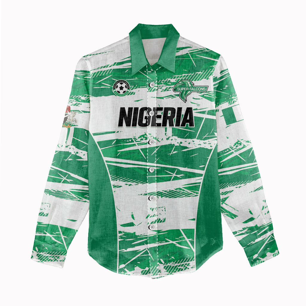 Custom Nigeria 2026 Football Women Casual Shirt Go Super Falcons