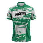 Custom Nigeria 2026 Football Zipper Polo Shirt Go Super Falcons