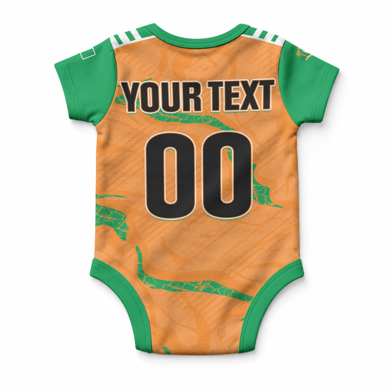Custom Cote d Ivoire 2026 Football Baby Onesie Ivory Coast Elephants Proud