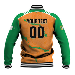 Custom Cote d Ivoire 2026 Football Baseball Jacket Ivory Coast Elephants Proud
