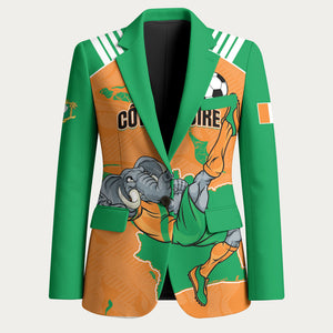 Custom Cote d Ivoire 2026 Football Blazer Ivory Coast Elephants Proud