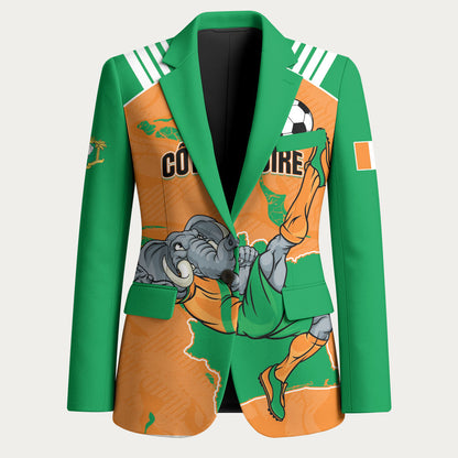 Custom Cote d Ivoire 2026 Football Blazer Ivory Coast Elephants Proud
