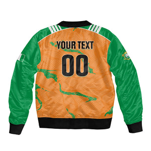Custom Cote d Ivoire 2026 Football Bomber Jacket Ivory Coast Elephants Proud