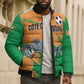 Custom Cote d Ivoire 2026 Football Bomber Puffer Jacket Ivory Coast Elephants Proud