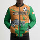 Custom Cote d Ivoire 2026 Football Bomber Puffer Jacket Ivory Coast Elephants Proud