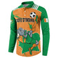 Custom Cote d Ivoire 2026 Football Button Sweatshirt Ivory Coast Elephants Proud