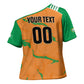 Custom Cote d Ivoire 2026 Football Cross Shoulder Shirt Ivory Coast Elephants Proud