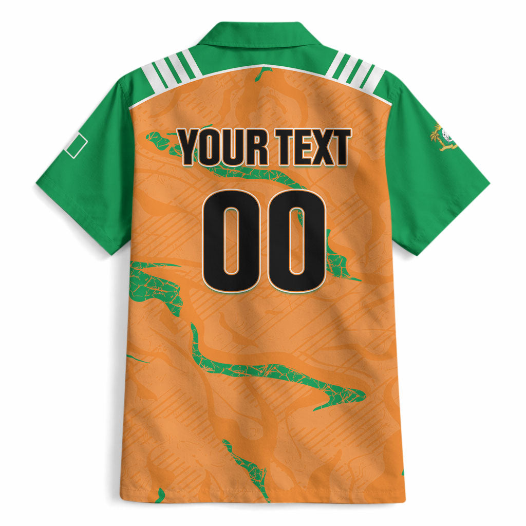 Custom Cote d Ivoire 2026 Football Hawaiian Shirt Ivory Coast Elephants Proud