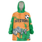 Custom Cote d Ivoire 2026 Football Kid Wearable Blanket Hoodie Ivory Coast Elephants Proud