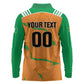 Custom Cote d Ivoire 2026 Football Long Sleeve Polo Shirt Ivory Coast Elephants Proud