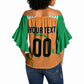 Custom Cote d Ivoire 2026 Football Off Shoulder Wrap Waist Top Ivory Coast Elephants Proud