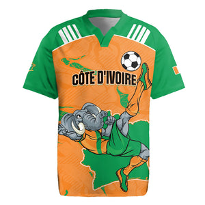 Custom Cote d Ivoire 2026 Football Rugby Jersey Ivory Coast Elephants Proud