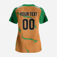 Custom Cote d Ivoire 2026 Football Scrub Top Ivory Coast Elephants Proud