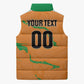 Custom Cote d Ivoire 2026 Football Sleeveless Puffer Jacket Ivory Coast Elephants Proud