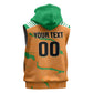 Custom Cote d Ivoire 2026 Football Sleeveless Zip Hoodie Ivory Coast Elephants Proud