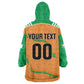 Custom Cote d Ivoire 2026 Football Wearable Blanket Hoodie Ivory Coast Elephants Proud