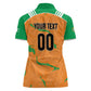 Custom Cote d Ivoire 2026 Football Women Polo Shirt Ivory Coast Elephants Proud