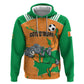 Custom Cote d Ivoire 2026 Football Zip Hoodie Ivory Coast Elephants Proud