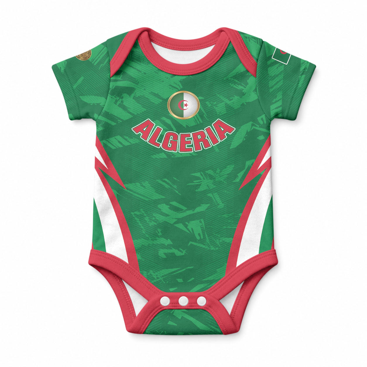 Custom Algeria 2026 Football Baby Onesie The Fennecs Go Champions